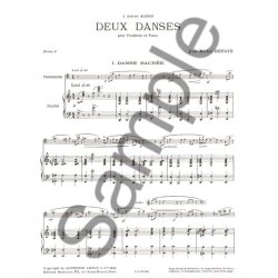 Jean Michel Defaye: 2 Danses (Trombone/Piano)