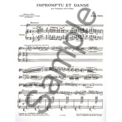 Eug&egrave;ne Bozza: Impromptu et Danse (Saxophone-Alto & Piano)