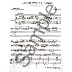 Eug&egrave;ne Bozza: Impromptu et Danse (Saxophone-Alto & Piano)