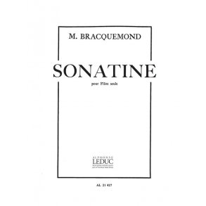 Marthe Bracquemond: Sonatine (Flute solo)