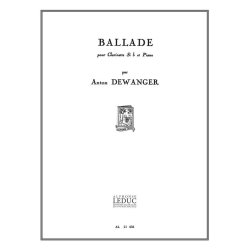 Anton Dewanger: Ballade Op.88 (Clarinet & Piano)
