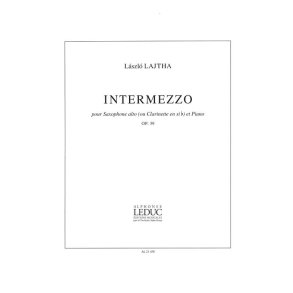 Laszlo Lajtha: Intermezzo Op.59 (Saxophone-Alto & Piano)