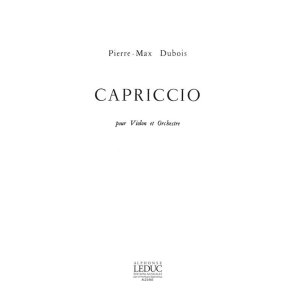 Pierre Max Dubois: Capriccio (Violin & Piano)
