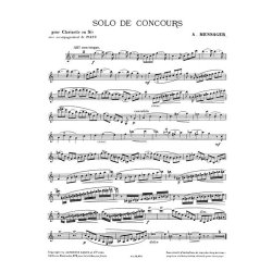 Andr&eacute; Messager: Solo De Concours