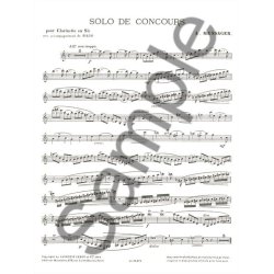 Andr&eacute; Messager: Solo De Concours