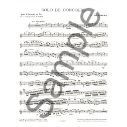 Andr&eacute; Messager: Solo De Concours