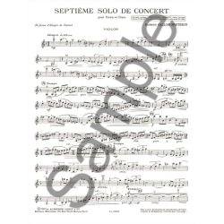 Raymond Gallois-Montbrun: Solos modernes de Concert No.7 (Violin & Piano)