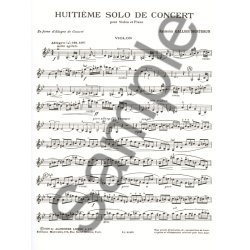 Raymond Gallois-Montbrun: Solos modernes de Concert No.8 (Violin & Piano)