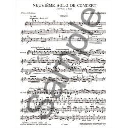 Raymond Gallois-Montbrun: Solos modernes de Concert No.9 (Violin & Piano)