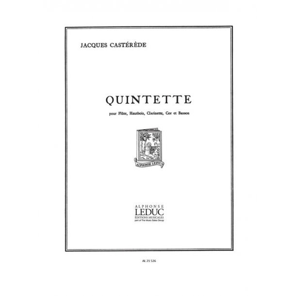 Jacques Cast&eacute;r&egrave;de: Quintette (Quintet-Wind)