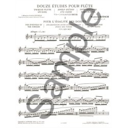 Marcel Bitsch: 12 Etudes (Flute solo)