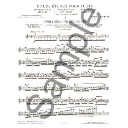 Marcel Bitsch: 12 Etudes (Flute solo)