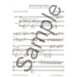 Eug&egrave;ne Bozza: Rustiques (Trumpet & Piano)