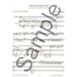 Eug&egrave;ne Bozza: Rustiques (Trumpet & Piano)