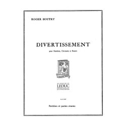 Roger Boutry: Divertissement en 3 Mouvements (Trio - Woodwind)