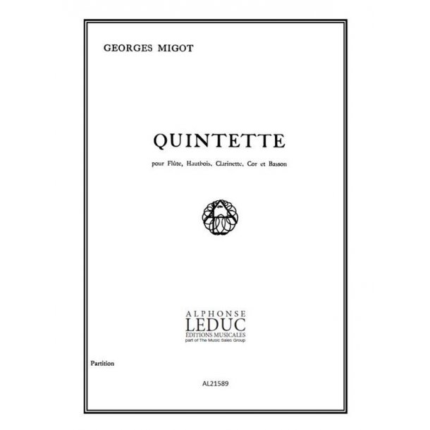 Georges Migot: Quintette (Quintet-Wind)