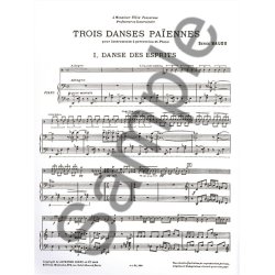 Serge Baudo: 3 Danses pa&iuml;ennes (Percussion(s) & Piano)