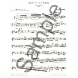 Eug&egrave;ne Bozza: Pi&egrave;ce br&egrave;ve (Saxophone solo)