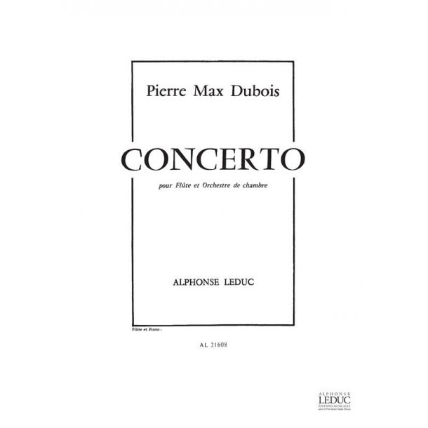 Pierre Max Dubois: Concerto (Flute & Piano)