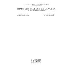 X Chant Des Haleurs De La Volga 3 Part A Cappella Choral