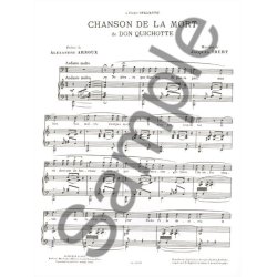Jacques Ibert: Chansons De Don Qvichotte No. 4 - Chanson De La Mort
