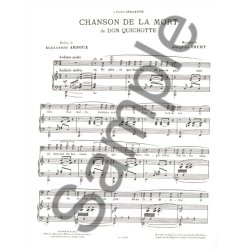 Jacques Ibert: Chansons De Don Qvichotte No. 4 - Chanson De La Mort