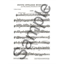 Nino Rota: Petite Offrande Musicale (Wind Quintet)
