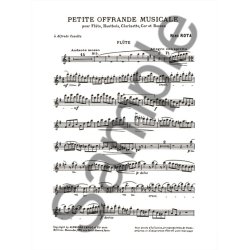 Nino Rota: Petite Offrande Musicale (Wind Quintet)
