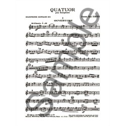 Pierre Max Dubois: Quatuor (Saxophones 4)