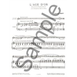 Jacques Ibert: L'Age d'Or (Saxophone-Alto & Piano)