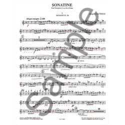 Jacques Cast&eacute;r&egrave;de: Sonatine (Trumpet & Piano)