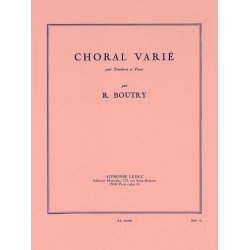 Roger Boutry: Choral vari&eacute; (Trombone & Piano)