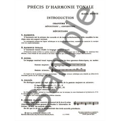 Pr&eacute;cis d'harmonie tonale