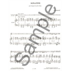 Bohuslav Martinu: Sonatina (Trumpet)