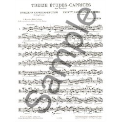 Eug&egrave;ne Bozza: 13 Etudes-Caprices de grand Difficult&eacute; (Trombone solo)