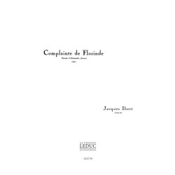Jacques Ibert: Complainte de Florinde (mezzo) (Voice & Piano)