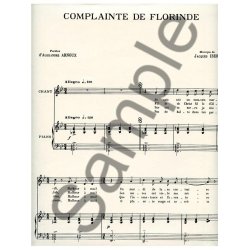 Jacques Ibert: Complainte de Florinde (mezzo) (Voice & Piano)