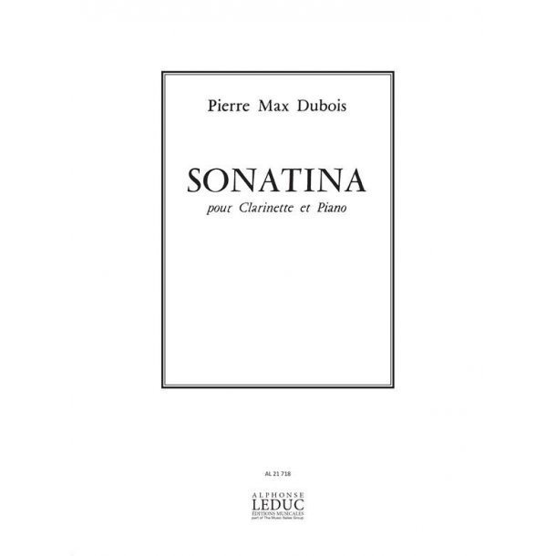 Pierre Max Dubois: Sonatine (Clarinet & Piano)
