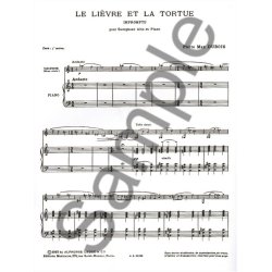 Pierre Max Dubois: Le Li&egrave;vre et la Tortue, Impromptu (Saxophone-Alto & Piano)