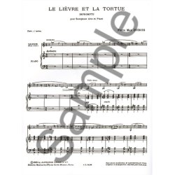 Pierre Max Dubois: Le Li&egrave;vre et la Tortue, Impromptu (Saxophone-Alto & Piano)