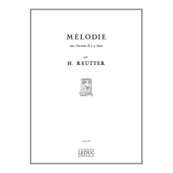 Hermann Reutter: M&eacute;lodie (Clarinet & Piano)