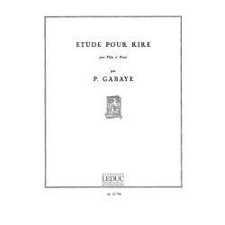 Pierre Gabaye: Etude pour Rire (Flute & Piano)