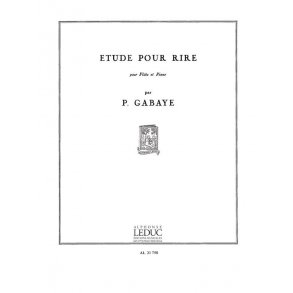 Pierre Gabaye: Etude pour Rire (Flute & Piano)