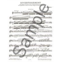 Paul Bonneau: Divertissement (Flutes 4 & Piano)