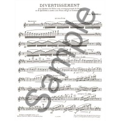 Paul Bonneau: Divertissement (Flutes 4 & Piano)
