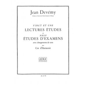 Jean Devémy: 21 Lectures-Etudes & 9 Etudes d'Examens (Horn solo)