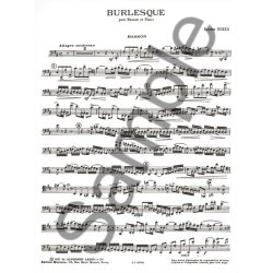 Eug&egrave;ne Bozza: Burlesque (Bassoon & Piano)
