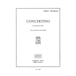 D&eacute;sir&eacute; Dondeyne: Concertino (Clarinet & Piano)