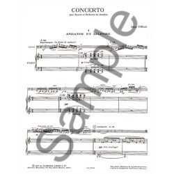 Henri Tomasi: Concerto (Bassoon & Piano)