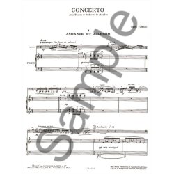 Henri Tomasi: Concerto (Bassoon & Piano)